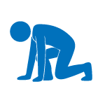 少し歩いただけで息切れ